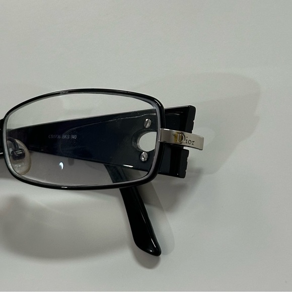 CHRISTIAN DIOR women's CD3736 black rectangular frame glasses, 55 [] 16. - Picture 13 of 13